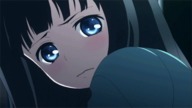 animated black_hair blue_eyes gif kamisama_no_memo_chou long_hair pout shionji_yuuko solo tears // 450x253 // 632KB
