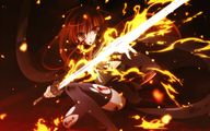 blood fire highres red_hair shakugan_no_shana shana sword tagme wallpaper weapon widescreen // 1920x1200 // 189.0KB