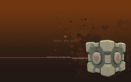 portal wallpaper weighted_companion_cube // 1920x1200 // 133.4KB