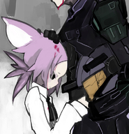 animal_ears armor blood camera cat_ears catysummer crack dripping forehead halo:_reach halo_(game) helmet hug male pale_skin petite petting ponytail pout power_suit purple_hair ribbon sad shirt size_difference spartan spartan-b312 tsundere // 771x800 // 275KB