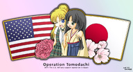 2011_sendai_earthquake_and_tsunami america flag flower japan japanese_clothes kimono murakami_senami operation_tomodachi // 1154x624 // 190.8KB