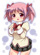 kaname_madoka mahou_shoujo_madoka_magica pink_eyes pink_hair tears twintails youri19 // 500x687 // 312KB