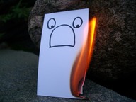 absurdres fire paper_child photo real_life // 3648x2736 // 3.1MB