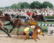 comedy horse inuyasha photo race real shippo what // 440x347 // 38.5KB