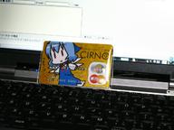 chibi cirno computer credit_card dai-oki parody photo touhou |_| ⑨ // 1280x960 // 139.0KB