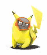 ganondorf nintendo pikachu pokemon the_legend_of_zelda tori-kei // 480x563 // 236KB