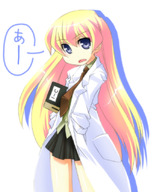 blonde_hair blue_eyes child coat flat_chest necktie pani_poni_dash! rebecca_miyamoto umekichi // 668x831 // 261.8KB